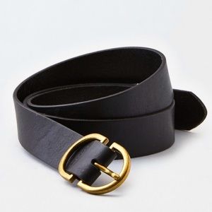 AEO Black Belt with Gold Accents